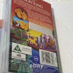 Nouveau et scellé VHS Le Roi Lion Tapis Walt Disney Classics avec livret original