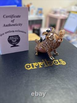 Nouvelle Figurine Bijou Pumba du Roi Lion en Cristal Swarovski des Arribas Brothers de Disney