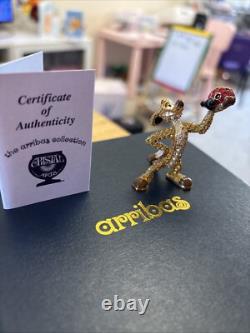 Nouvelle Figurine Bijou Timon du Roi Lion en Cristal Swarovski des Arribas Brothers de Disney