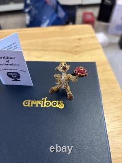 Nouvelle Figurine Bijou Timon du Roi Lion en Cristal Swarovski des Arribas Brothers de Disney