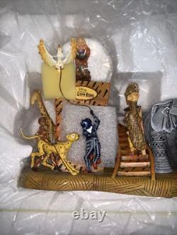 Nouvelle boule à neige originale du Roi Lion de Disney avec boîte à musique, vendeur aux États-Unis.