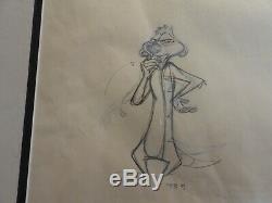 Original Disneys Roi Lion Timon Animation Production Cel Sketch