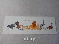 Original WALT DISNEY Le Roi Lion LE 5000 Sérigraphie SeriCel Cellule RARE