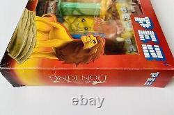 PEZ Disney Le Roi Lion Ensemble de collectionneur Timon Simba Pumba Mufasa années 2000 RARE