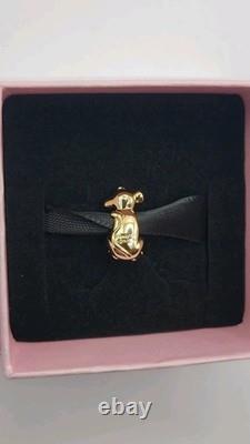 Pandora Disney charme Simba du Roi Lion en argent 925 avec plaquage or 14 carats avec boîte