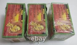 Panini Disney Le Roi Lion 1994 Boîtes d'autocollants 3 Boîtes 100 Paquets Chacune