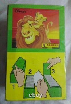 Panini Wholesale Disney (lion King) 1994 12 X Boîtes Scellées Chacune 100 Paquet Rare