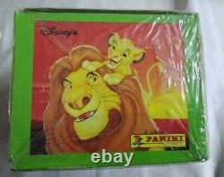 Panini Wholesale Disney (lion King) 1994 12 X Boîtes Scellées Chacune 100 Paquet Rare