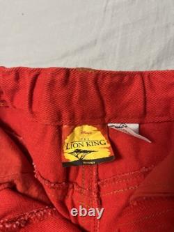 Pantalons vintage des années 90 de Disney Le Roi Lion Taille 4 Un objet de collection rare