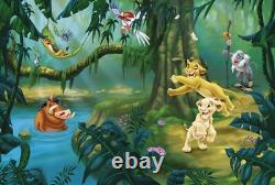 Papier peint Disney Le Roi Lion 368x248cm Simba chambre d'enfants unisexe jungle fresque murale