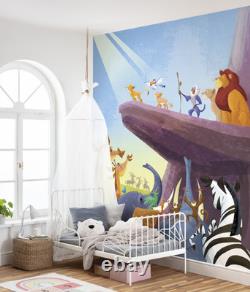 Papier peint photo Le Roi Lion 78 x 110 pouces Disney pour chambre d’enfant, fresque murale sous licence