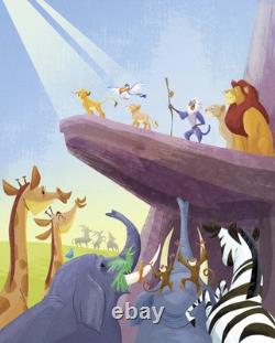 Papier peint photo Le Roi Lion 78 x 110 pouces Disney pour chambre d’enfant, fresque murale sous licence