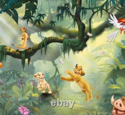 Papier peint photo pour chambre d'enfants Roi Lion Disney 137x110 pouces décor mural