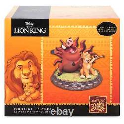 Parcs Disney La Statue Figurine Musicale du 30ème Anniversaire du Roi Lion, Neuf Avec Boîte