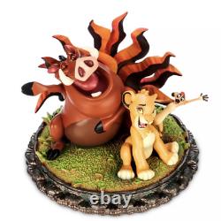 Parcs Disney La Statue de la Figurine Musicale du Roi Lion pour le 30ème Anniversaire - Nouvelle Avec Boîte