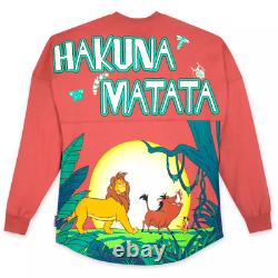 Parcs Disney Le Roi Lion Hakuna Matata Spirit Jersey Nouvelle Taille S