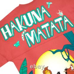 Parcs Disney Le Roi Lion Hakuna Matata Spirit Jersey Nouvelle Taille S