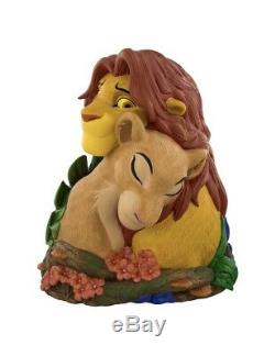 Parcs Disney Simba & Nala Roi Lion Grand Figure Moyenne Résine Nouveau Avec La Boîte