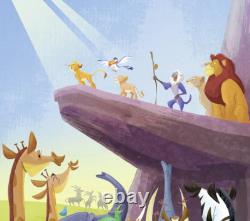 Peinture murale Lion King Disney 78x110 pouces pour chambre d'enfants sous licence