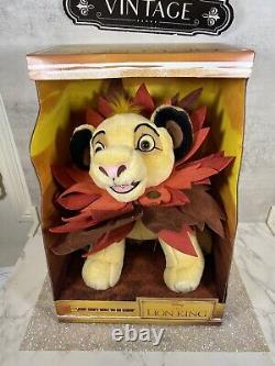 Pelage exclusif de Disney 2018 Le Roi Lion SIMBA en peluche 12 Ld Ed de 3500. Nouvelle boîte OG