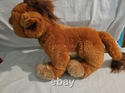 Peluche parlante en français de Landsay Kovu le Lion King 2 Simba's Pride rare