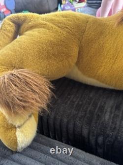 Peluche vintage Douglas Simba le Roi Lion de 60 pouces