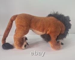 Peluche vintage Scar du Roi Lion de 1994 avec visage en vinyle Applause