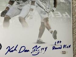Photo signée 11x14 de Kalen King Penn State Nittany Lions Nom complet Autographe PSA