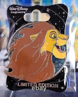 Pin de héros Disney WDI Simba Profil LE 250 NEUF Marque Lion King