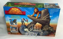 Playset Rocher de la Fierté du Roi Lion LE ROI LION Disney SCELLÉ 1994 Mattel MISB Simba