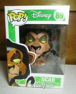 Pop Disney # 89 Mib 4 Figurine En Vinyle Avec Cicatrice Le Roi Lion Funko