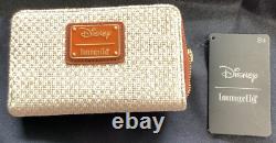 Porte-monnaie zippé Jungle de la cascade Simba et Nala de Loungefly Disney Roi Lion NWT