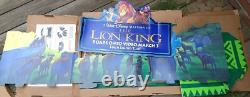 Promotional en carton du film Le Roi Lion STANDEE Walt Disney (Utilisé)
