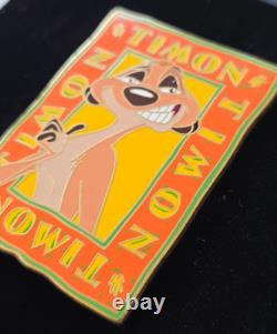 Prototype Disney extrêmement rare aux enchères Timon Le Roi Lion Pin DA07561 OR