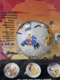 Puzzle sphérique 3D vintage Disney Le Roi Lion Meffert's Simba Zazu Rafiki