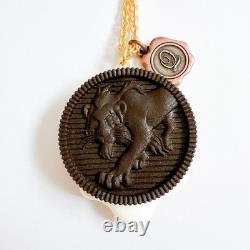 Q-pot Disney Le Roi Lion Scar pendentif collier cookie cacao Nouveau Japon