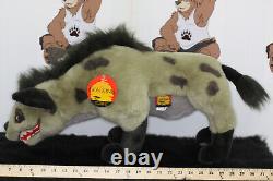 RARE 1994 Douglas Cuddle Toys Shenzi Peluche Disney Le Roi Lion TLK Hyène avec Étiquette