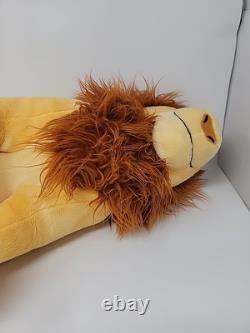RARE 2011 Disney Store Le Roi Lion Simba et Nala Adulte Grand Peluche Collectible 18 pouces