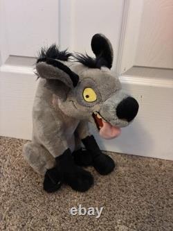RARE 2011 Ensemble de peluches hyènes Banzaï, Shenzi et Ed authentiques Disney Store Le Roi Lion