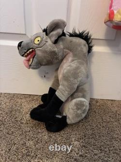 RARE 2011 Ensemble de peluches hyènes Banzaï, Shenzi et Ed authentiques Disney Store Le Roi Lion