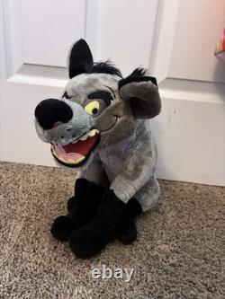RARE 2011 Ensemble de peluches hyènes Banzaï, Shenzi et Ed authentiques Disney Store Le Roi Lion