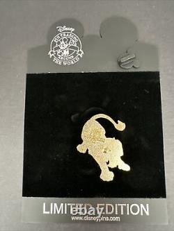 RARE! Disney Shopping Série de Méchants du Roi Lion Broche SCAR 64161 LE 500