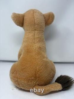 RARE HTF Kovu et Kiara peluche assise de 16 pouces Disney Le Roi Lion II : La Garde de Simba