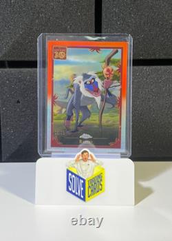 Rafiki Topps Chrome Disney 2024 Le Roi Lion 30ème Anniversaire Parallèle /25