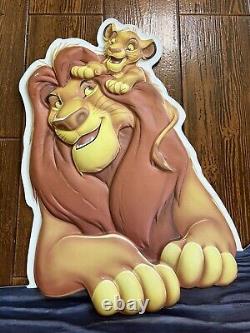 Rare 1994 Burger King Lion King Jouets Disney Affichage Des Panneaux Publicitaires