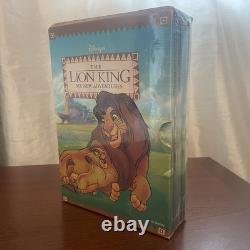 Rare 1994 Les Nouvelles Aventures du Roi Lion de Disney Coffret de 6 Livres Scellé Grolier