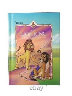 Rare Disney Le Lion King-six Nouvelles Aventures 1994 Hardback Book Set Grolier