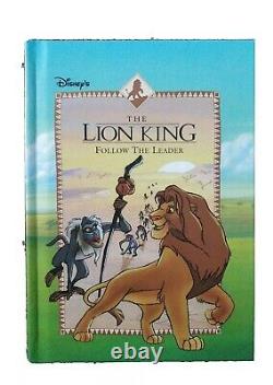 Rare Disney Le Lion King-six Nouvelles Aventures 1994 Hardback Book Set Grolier