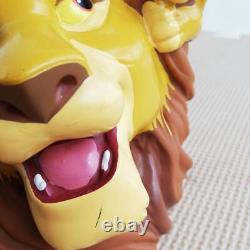 Rare Disney Le Roi Lion Figurine Piggy Banque Vintage Mufasa Simba Original 16