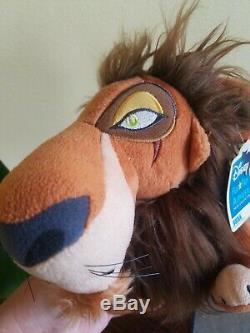 Rare Disney Le Roi Lion Japon Sega Scar Collector Peluche